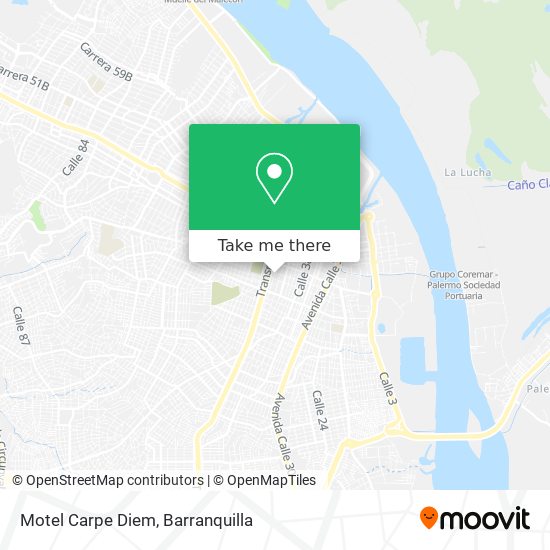 Mapa de Motel Carpe Diem