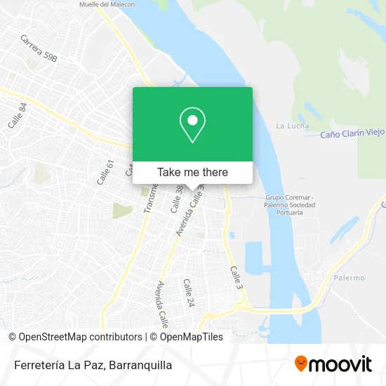 Ferretería La Paz map