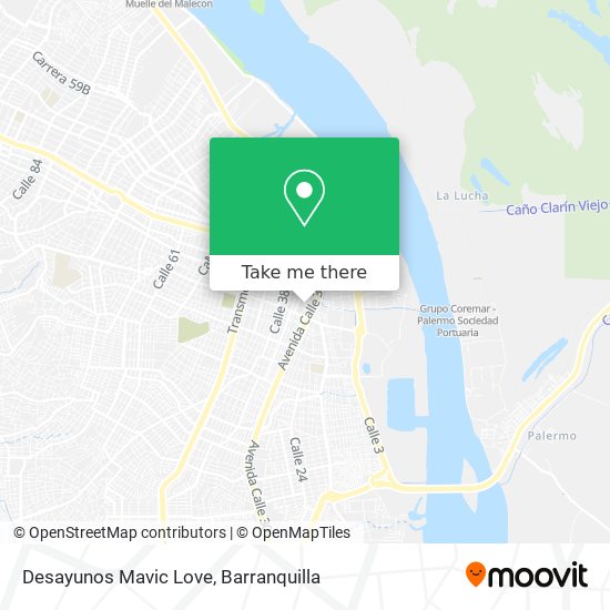 Desayunos Mavic Love map