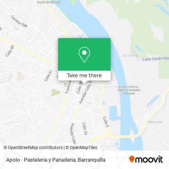 Apolo - Pastelería y Panaderia map
