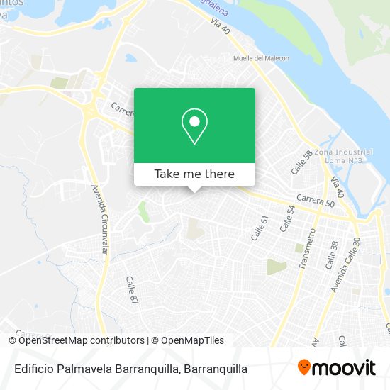 Edificio Palmavela Barranquilla map