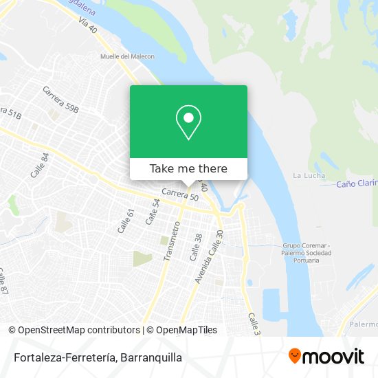 Mapa de Fortaleza-Ferretería