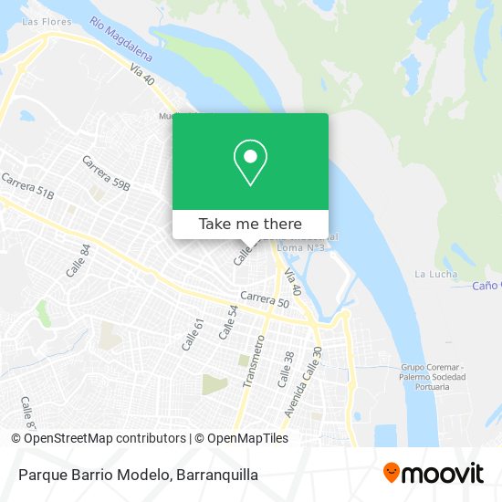 Parque Barrio Modelo map