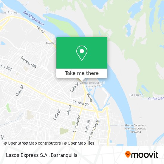 Lazos Express S.A. map