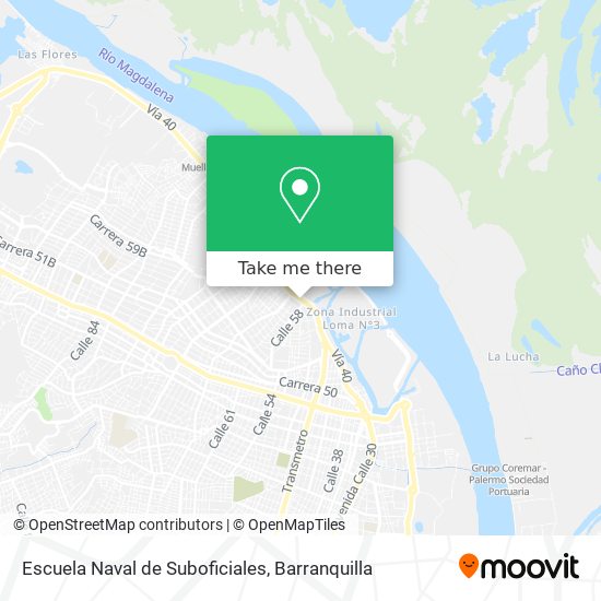 Escuela Naval de Suboficiales map