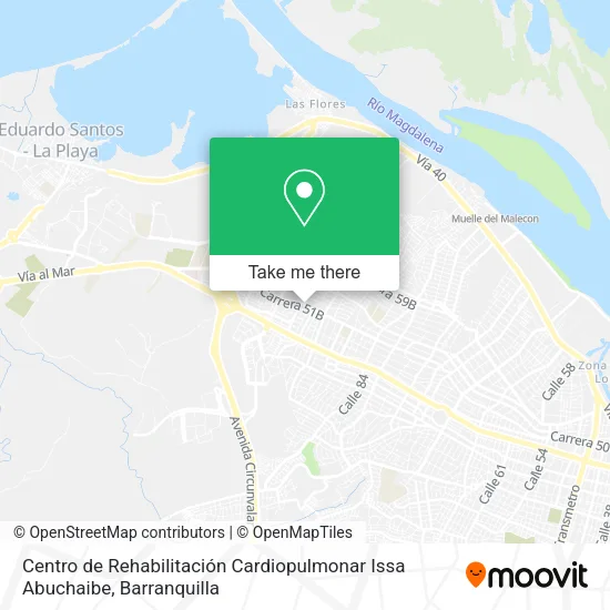 Centro de Rehabilitación Cardiopulmonar Issa Abuchaibe map
