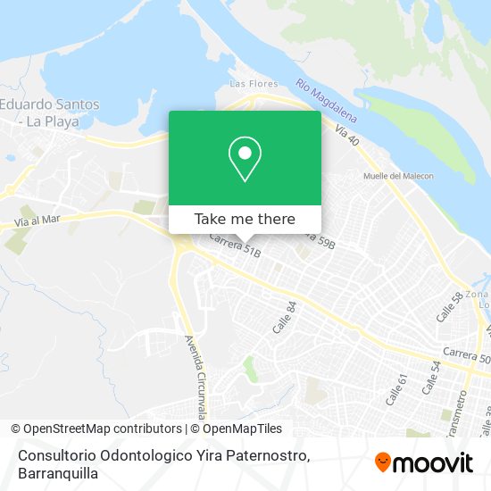 Consultorio Odontologico Yira Paternostro map