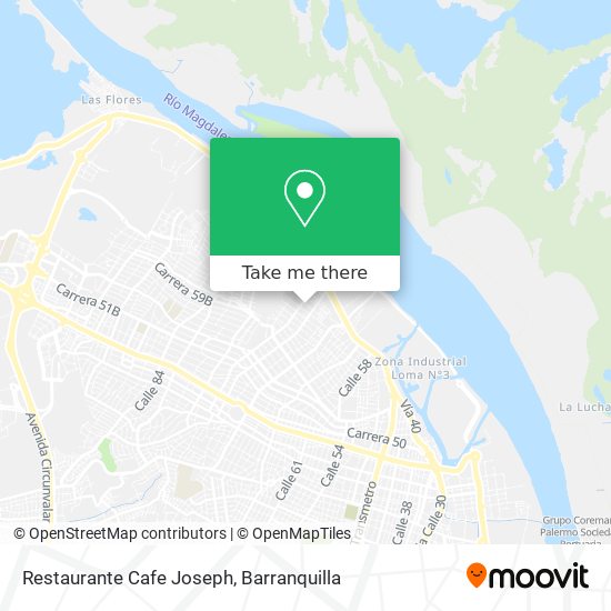 Restaurante Cafe Joseph map