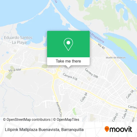 Lilipink Mallplaza Buenavista map