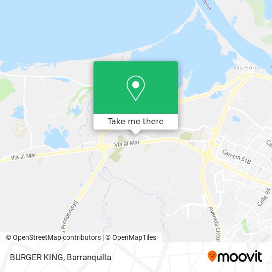 BURGER KING map