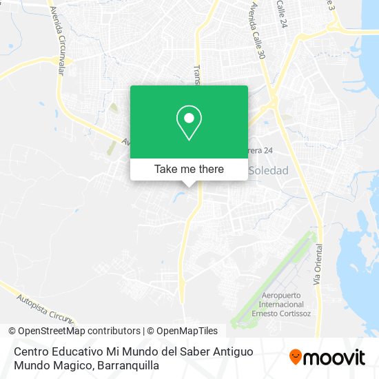 Centro Educativo Mi Mundo del Saber Antiguo Mundo Magico map