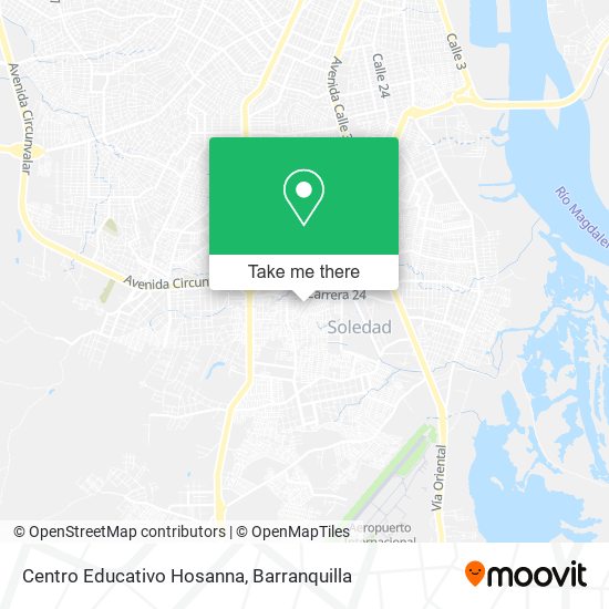 Centro Educativo Hosanna map