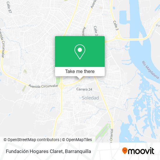 Fundación Hogares Claret map