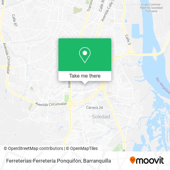 Ferreterias-Ferretería Ponquifón map