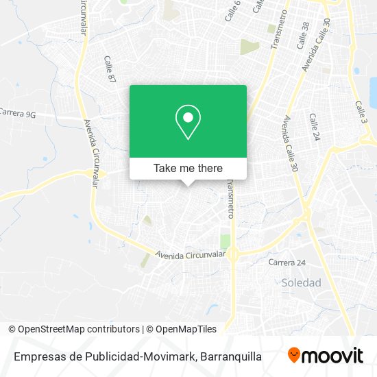 Empresas de Publicidad-Movimark map