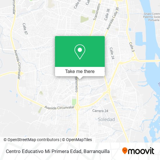 Centro Educativo Mi Primera Edad map