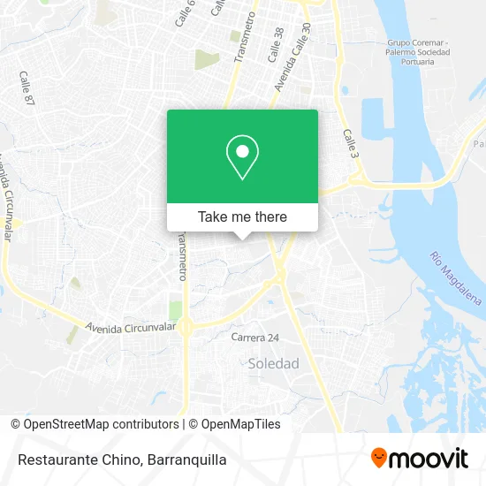 Restaurante Chino map