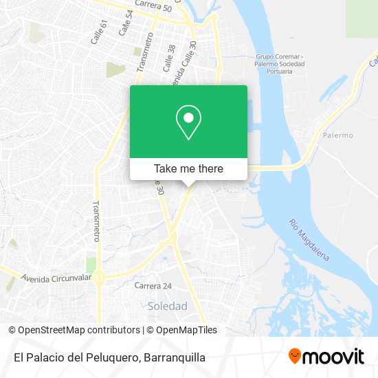 El Palacio del Peluquero map