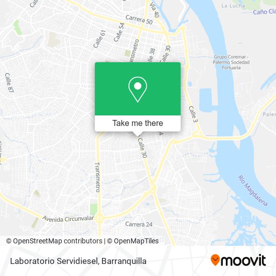 Laboratorio Servidiesel map