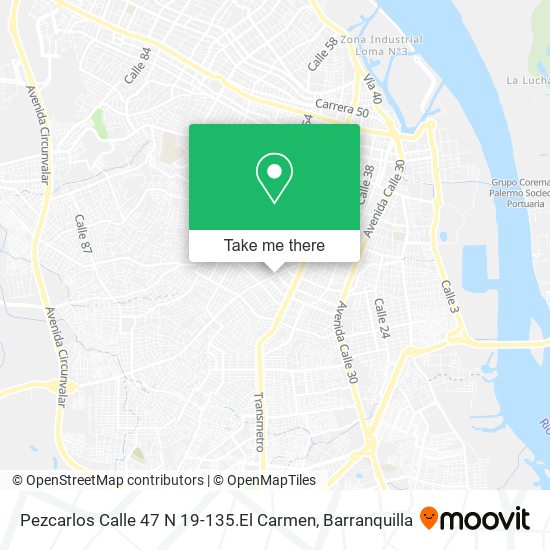 Pezcarlos Calle 47 N 19-135.El Carmen map