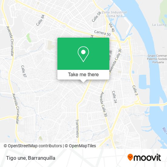 Tigo une map