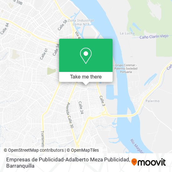 Empresas de Publicidad-Adalberto Meza Publicidad map