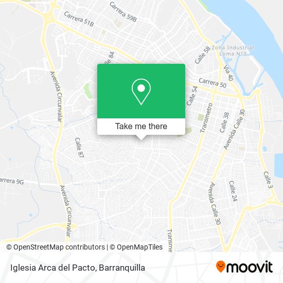 Iglesia Arca del Pacto map