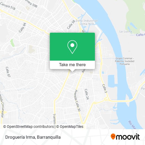 Droguería Irma map