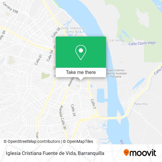 Iglesia Cristiana Fuente de Vida map