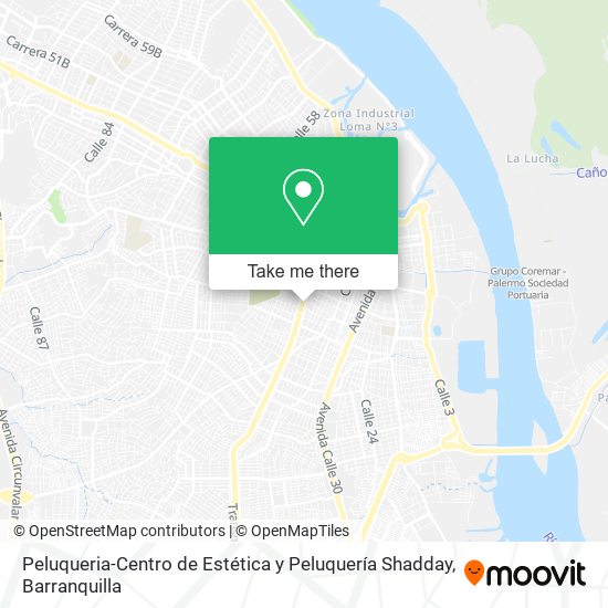 Peluqueria-Centro de Estética y Peluquería Shadday map