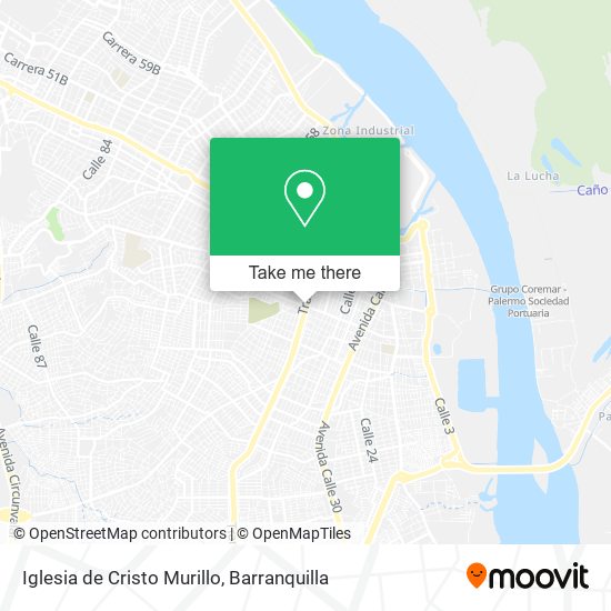 Mapa de Iglesia de Cristo Murillo