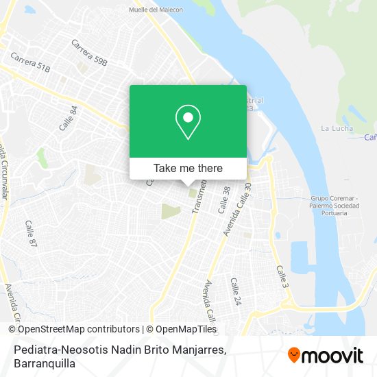 Pediatra-Neosotis Nadin Brito Manjarres map