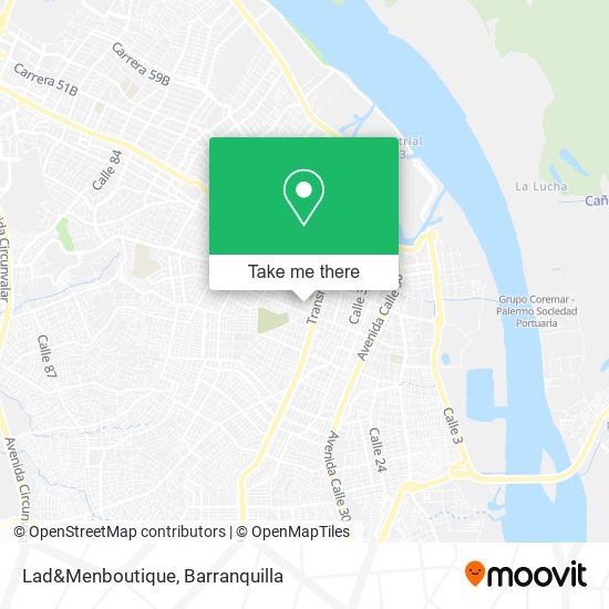 Lad&Menboutique map