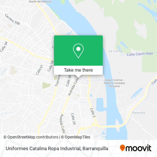 Mapa de Uniformes Catalina Ropa Industrial