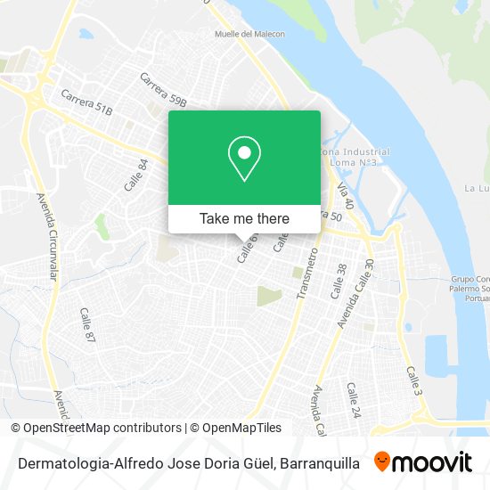 Dermatologia-Alfredo Jose Doria Güel map