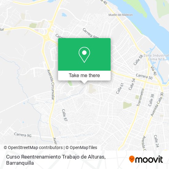 Curso Reentrenamiento Trabajo de Alturas map