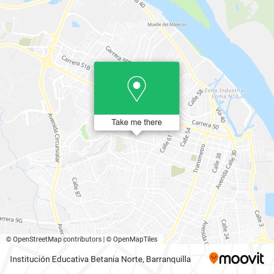 Institución Educativa Betania Norte map
