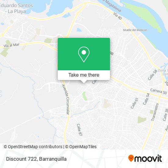 Discount 722 map