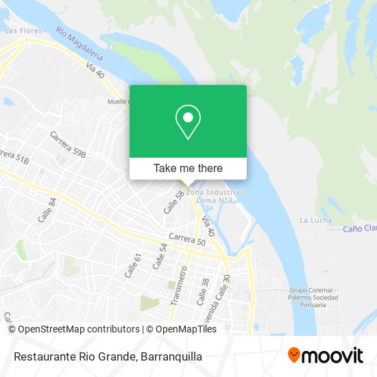 Restaurante Rio Grande map