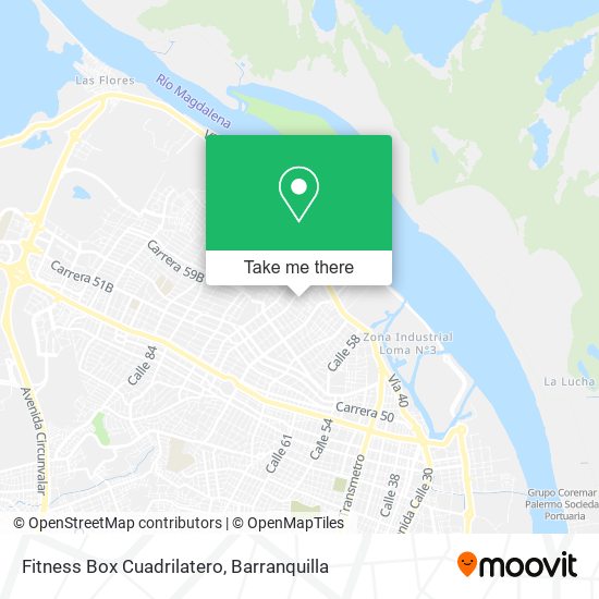 Fitness Box Cuadrilatero map