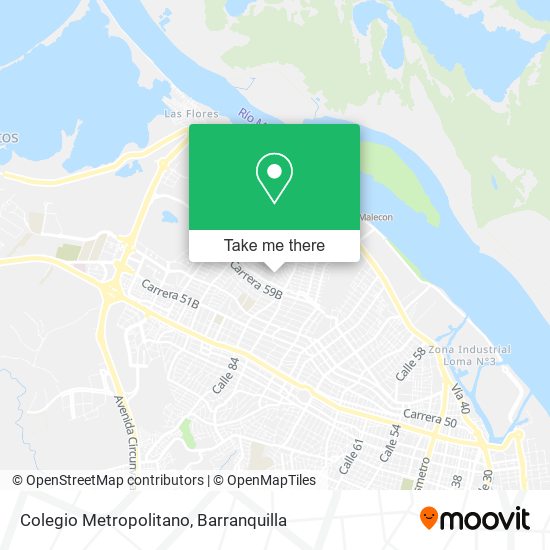Colegio Metropolitano map