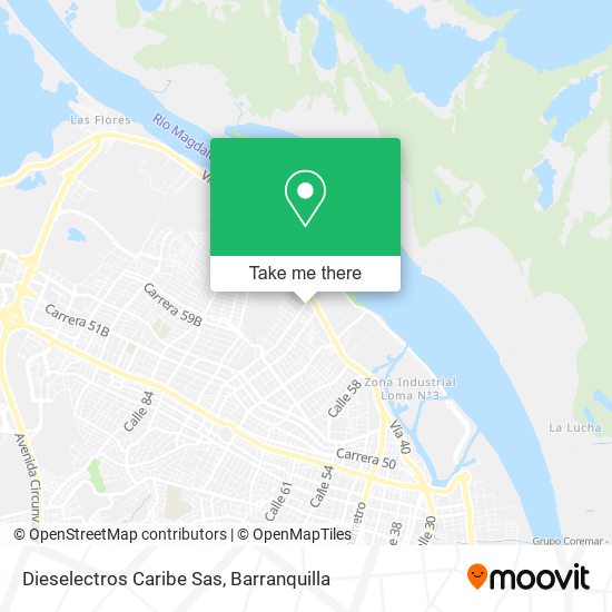 Dieselectros Caribe Sas map