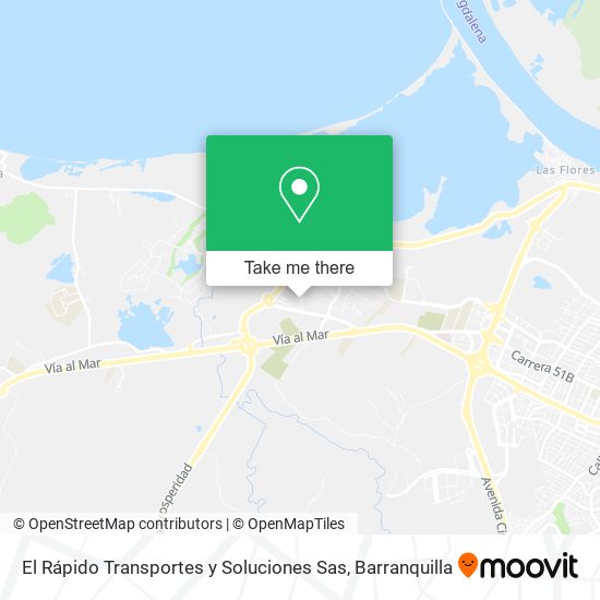 El Rápido Transportes y Soluciones Sas map