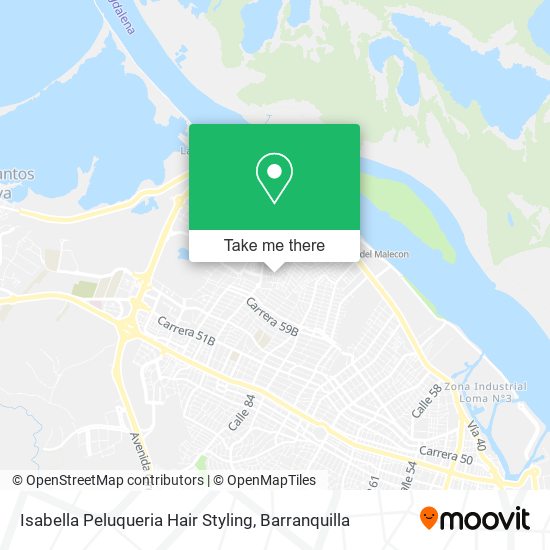 Isabella Peluqueria Hair Styling map