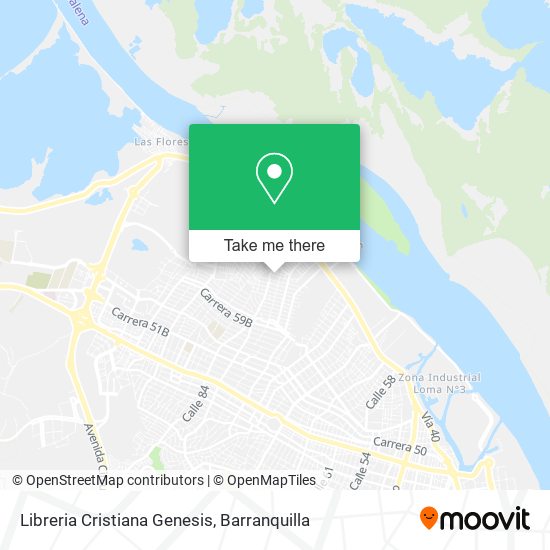 Mapa de Libreria Cristiana Genesis