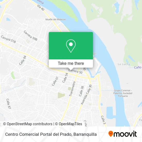 Mapa de Centro Comercial Portal del Prado