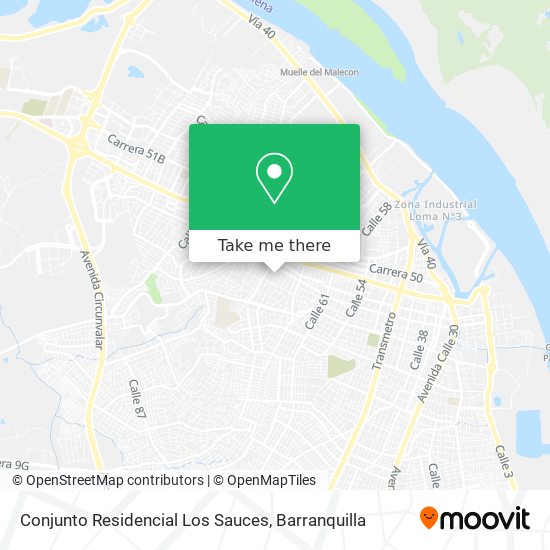 Conjunto Residencial Los Sauces map