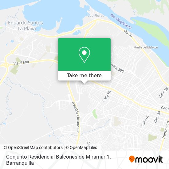 Conjunto Residencial Balcones de Miramar 1 map