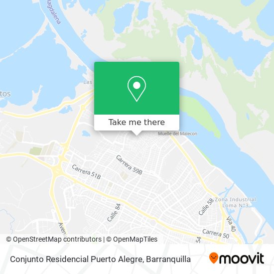 Conjunto Residencial Puerto Alegre map