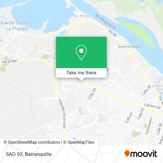 Mapa de SAO 93